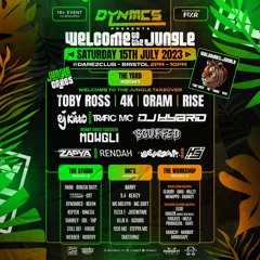 RENDAH B2B ZAPYA W/ OLLIE G - 'DYNMCS PRESENTS - WELCOME TO THE JUNGLE' - LIVE AT DARE TO CLUB