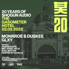 Soul:Motion Live at 20 Years of Shogun Audio Melbourne