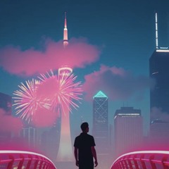 站在车站的台阶