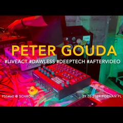 Peter Gouda Liveact Dawless Deeptech @ Poznańskie Spotkania Syntetyczne #60, Schron, PL