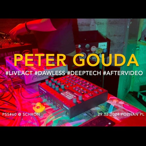 Peter Gouda Liveact Dawless Deeptech @ Poznańskie Spotkania Syntetyczne #60, Schron, PL