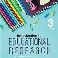 KINDLE Introduction to Educational Research BY Craig A. Mertler (Author)