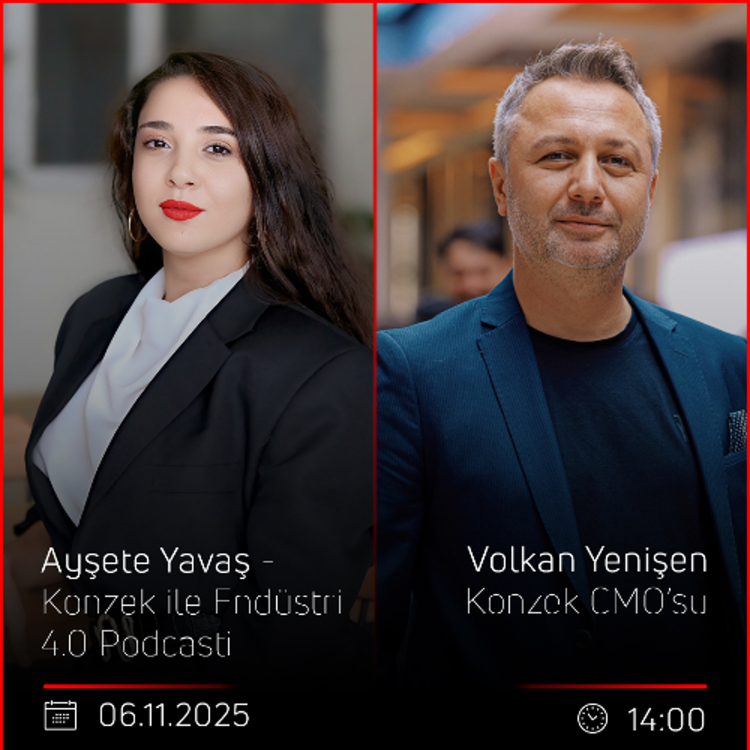 Volkan Yenişen – Ayşete Yavaş Konzek ile Endüstri 4.0 Podcasti episode artwork