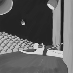 no one is dancing behind the curtains