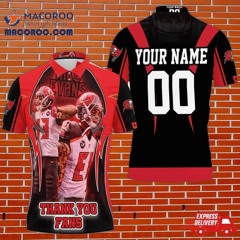 Tampa Bay Buccaneers Super Bowl Champions Mike Evans Thank You Fan Personalized Polo Shirt