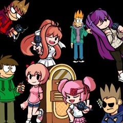 Indie Trouble - Four - Way Fracture But Its Eddsworld Vs. DDLC Ft. Girlfriend (Friday Night Funkin)