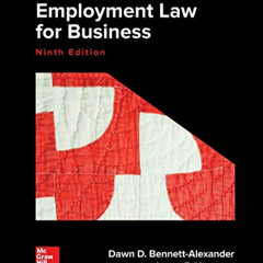 [Download] EBOOK 💜 Employment Law for Business by  Dawn Bennett-Alexander &  Laura H