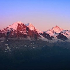 Sunset In The Mountains