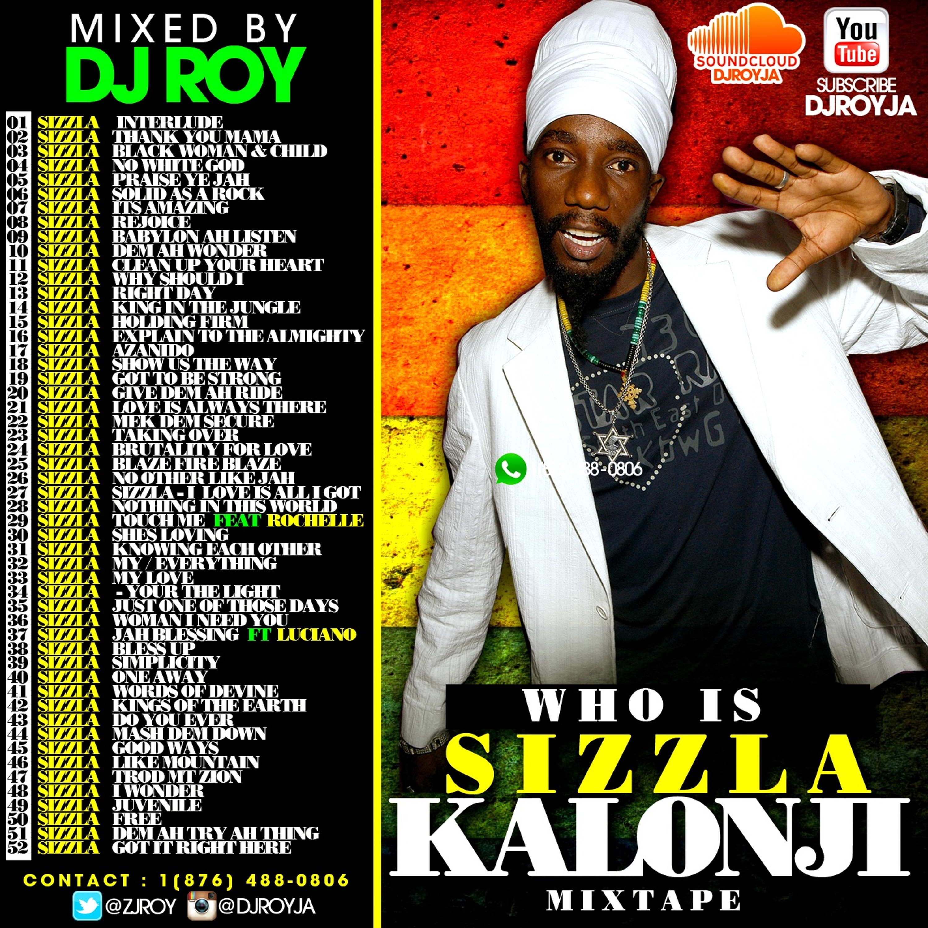 DJ ROY PRESENTS WHO IS SIZZLA KALONJI MIXTAPE