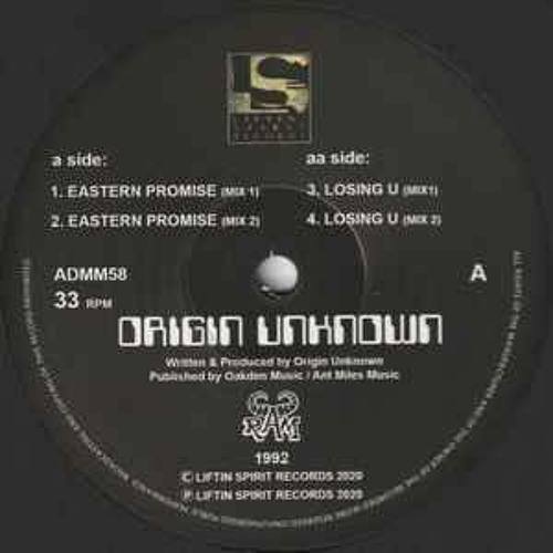 Origin Unknown - Losing U