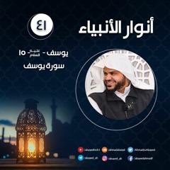 أنوار الأنبياء ٤١ | يوسف ﷺ ١٥ | أحمد السيد