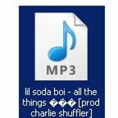 lil soda boi - all the things ✨✨✨ [prod. charlie shuffler] (han!can flip)