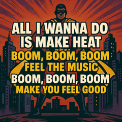All I wanna do is make heat — boom, boom
