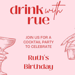 DRINK WITH RUE ( LIVE SET)