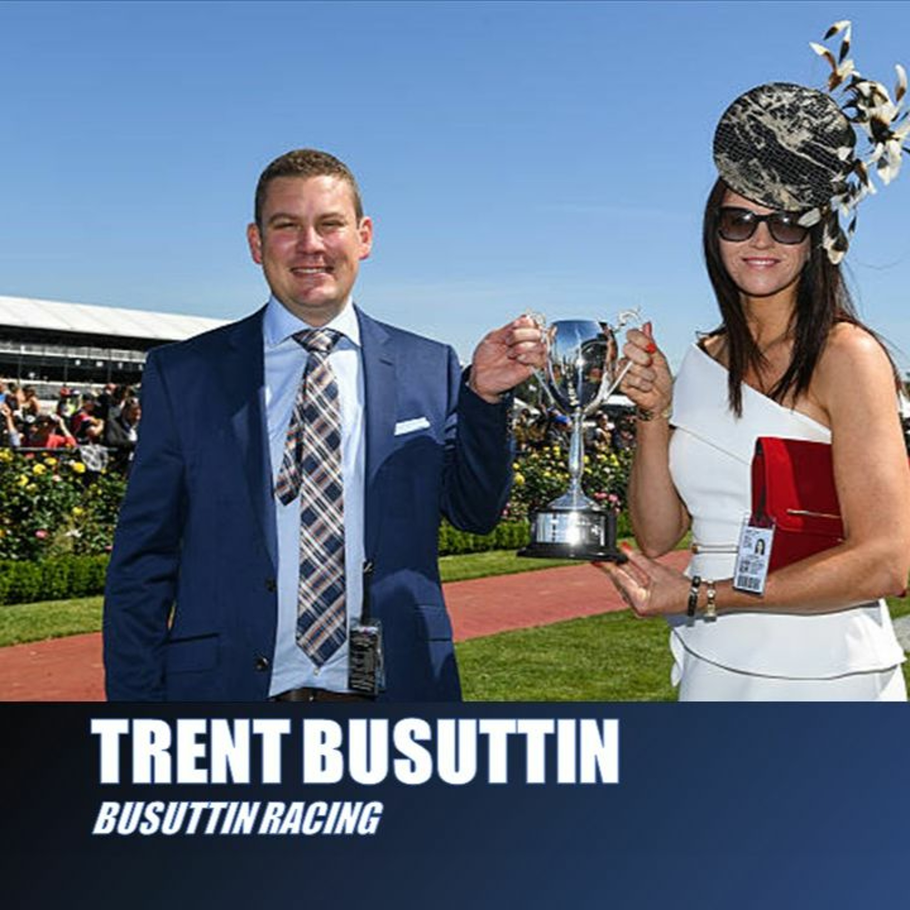 Trent Busuttin, co-trainer at Cranbourne-based Busuttin Racing with Natalie Young episode artwork