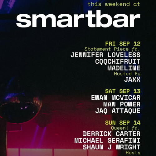 Ewan McVicar @ smartbar, Chicago 13/09/2025