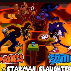 Starman Slaughter But It's Mario's Madness Vs Sonic.EXE | Pico Productions