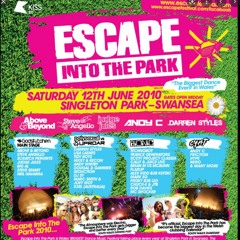 Jon the Baptist & DJ Chuck-E feat MC Shocker LIVE @ Escape into the park 2010, 12/06/2010