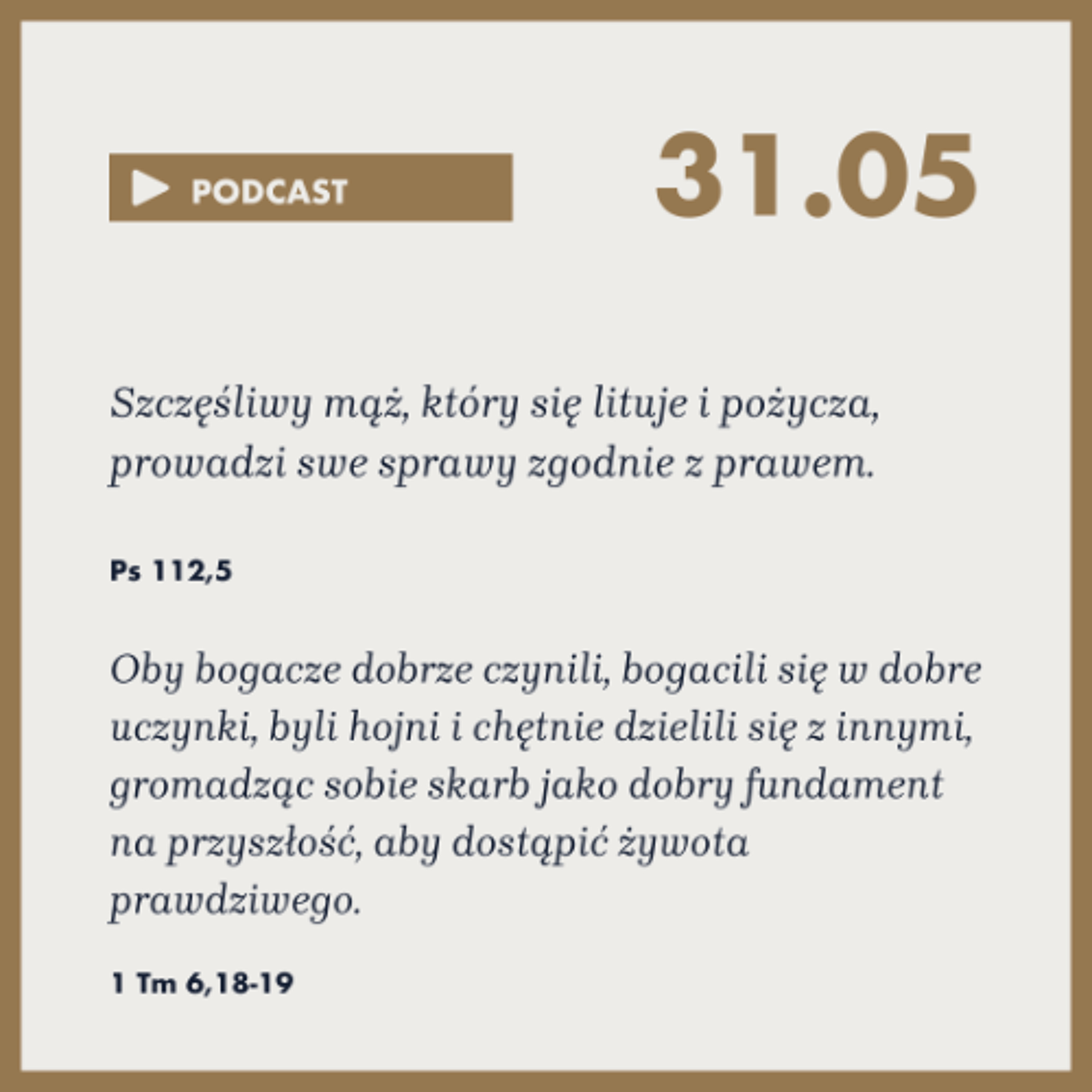 Poranek ze Słowem na 31 maja 2025 episode artwork