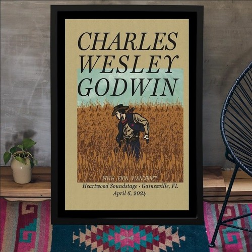 Stream Charles Wesley Godwin April 6th 2024 Gainesville FL Poster By