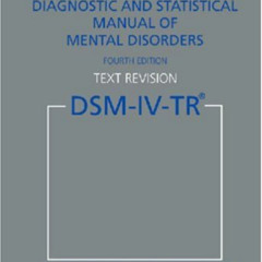 [View] EPUB ✏️ Diagnostic and Statistical Manual of Mental Disorders DSM-IV-TR (Text