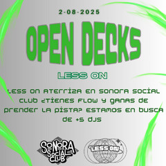 OPEN DECKS LESS ON