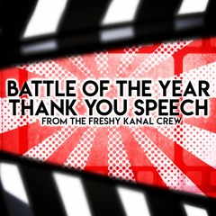 Battle Of The Year 2020 Thank You Speech