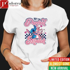 Stitch Angel we are a perfect match Valentine day shirt