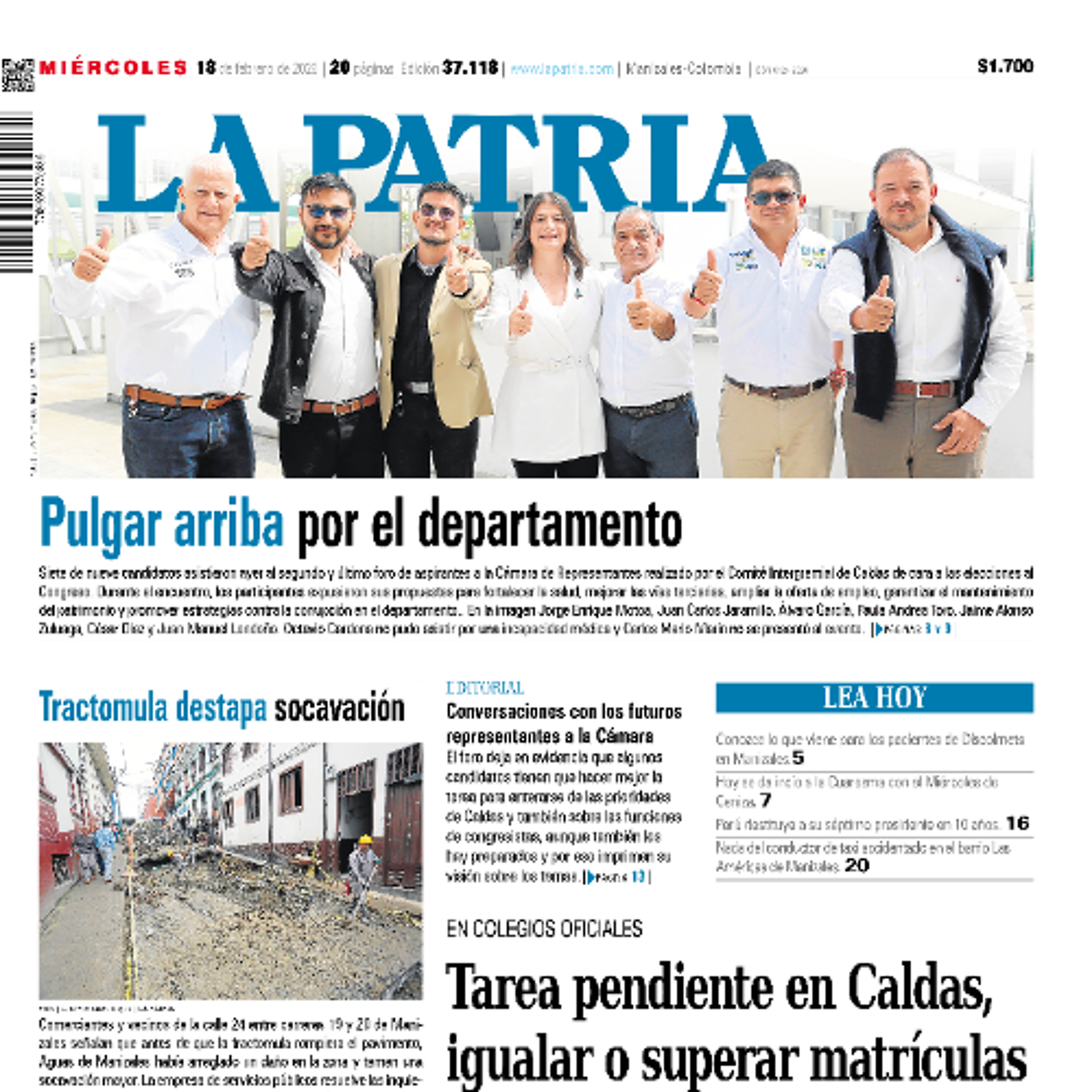 1. Titulares del informativo de la mañana - 18 de febrero episode artwork