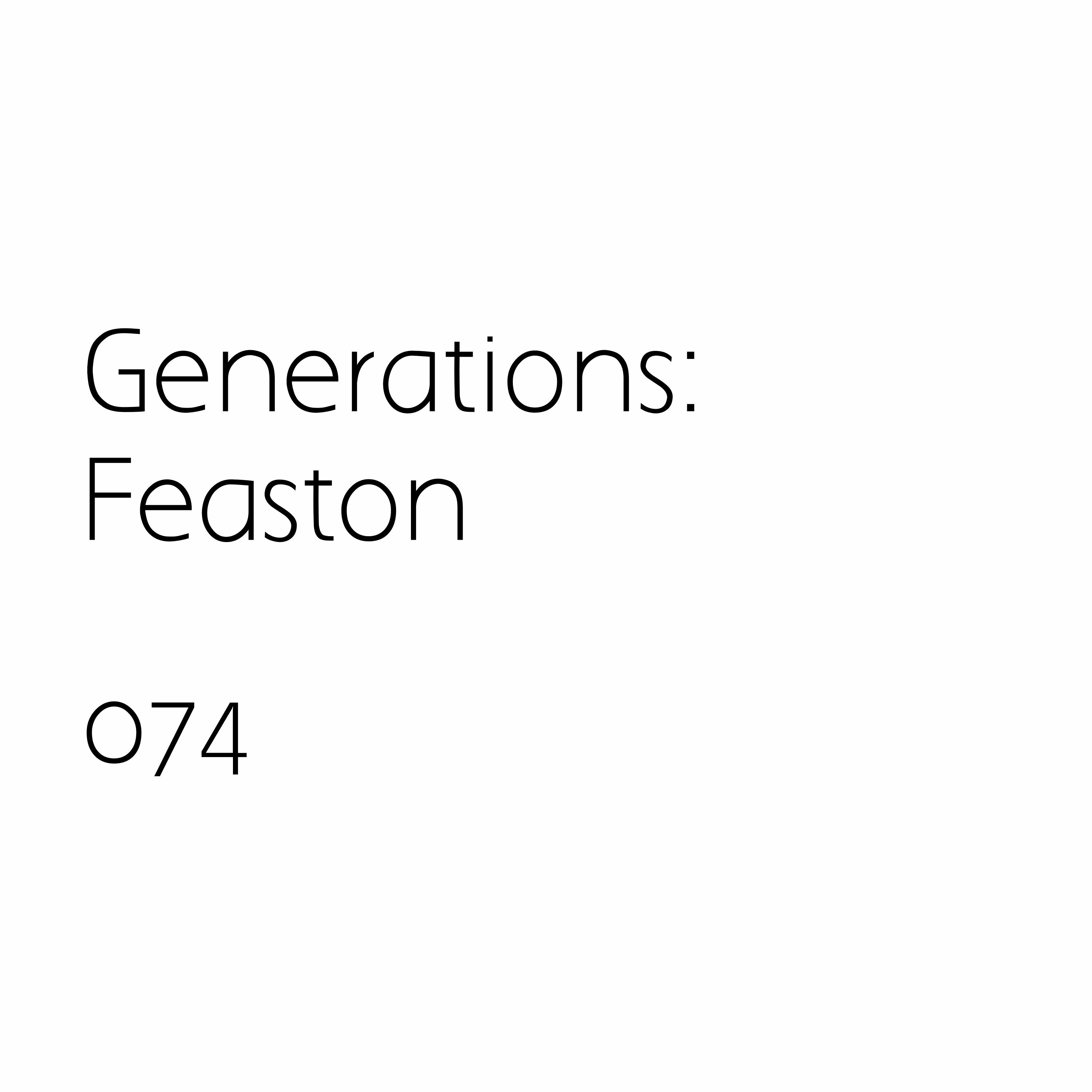cover of episode Generations : Feaston 074
