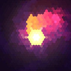 Hexagon Sunset