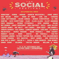 Carl Cox B2B Nic Fanciulli - The Social Festival - Kent County Showground, Maidstone - 10-09-16