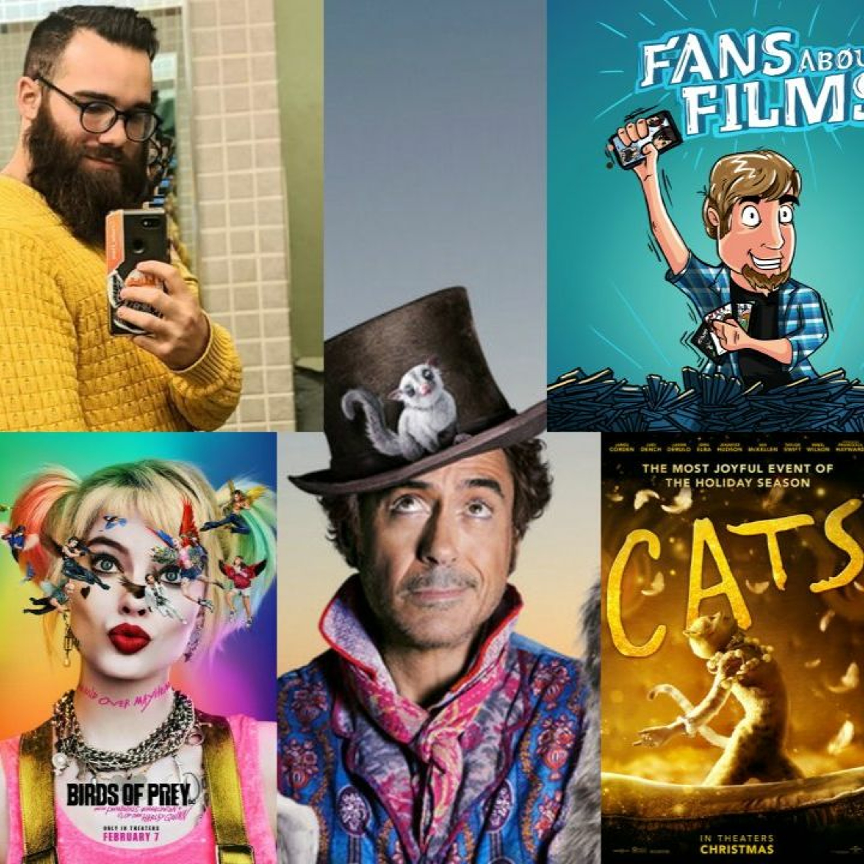 Fans About Films 38: Birds of Prey, Cats, Dolittle and other recent Movies (with Chandler Guzmán)