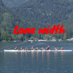 How wide is a boat lane?