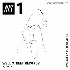 NTS Radio w/ Speak7(18.12.20)