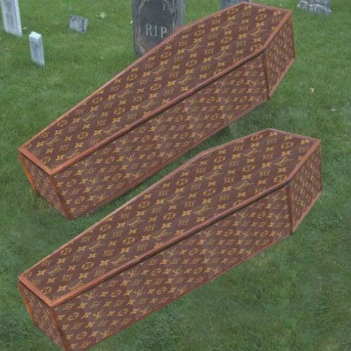 Louis Vuitton bag fantasy coffin