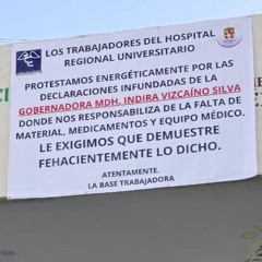 Responsabilizamos a la autoridad de lo que le pase a personal de salud: Dolores González