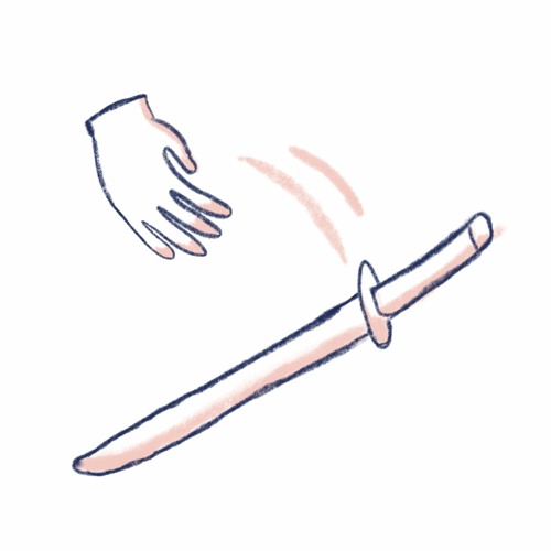 dont drop your sword on the subway