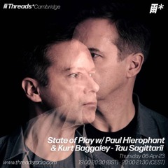 State Of Play w/ Paul Hierophant & Kurt Baggaley / Tau Sagittarii - 06 - April - 23 | Threads