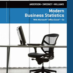 DOWNLOAD KINDLE 💑 Modern Business Statistics with MicrosoftExcel by  David R. Anders