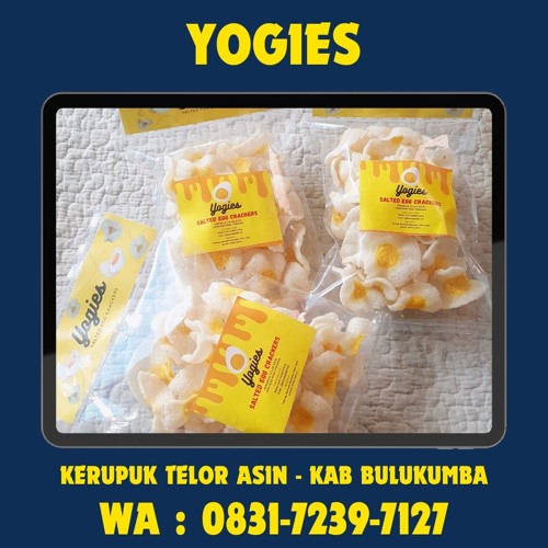 0831-7239-7127 (YOGIES), Kerupuk Telur Asin Kab Bulukumba