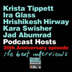 20th Anniversary celebration with podcast hosts Krista Tippett, Ira Glass, Hrishikesh Hirway, Kara Swisher, and Jad Abumrad