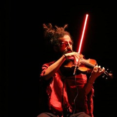 Violin between spiders