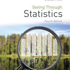 DOWNLOAD KINDLE 🗃️ Seeing Through Statistics by  Jessica M. Utts KINDLE PDF EBOOK EP
