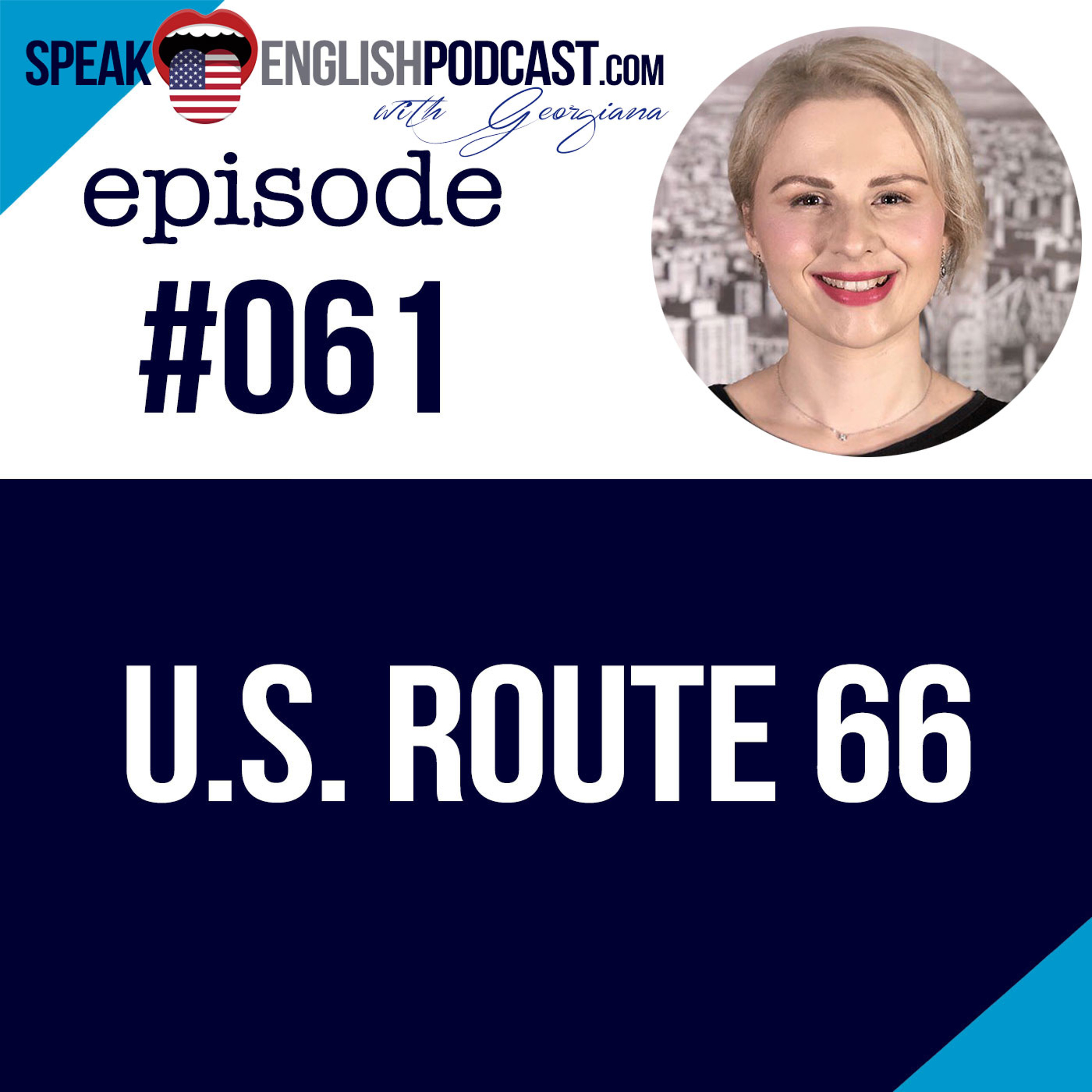 #061-English Speaking Practice - Route 66 episode artwork