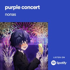 purple concert 🎫