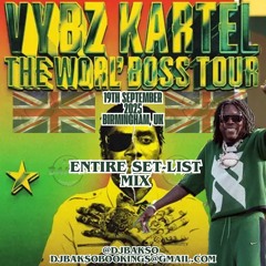 Worl' Boss Tour Birmingham Set List @ BP Pulse September 19th 2025