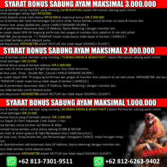 PROMO BONUS SABUNG AYAM ONLINE DI ARENABET88 | BONUS SABUNG AYAM TERBESAR | BONUS WINSTREAK TERBESAR SABUNG AYAM
