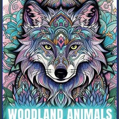 PDF [READ] 💖 Woodland Animals Coloring Book for Adults: 100 Full-Page Gorgeous Illustrations Desig