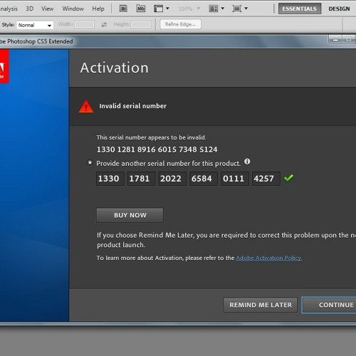 Stream Free Serial Number For Adobe Cs5 Extended Serial